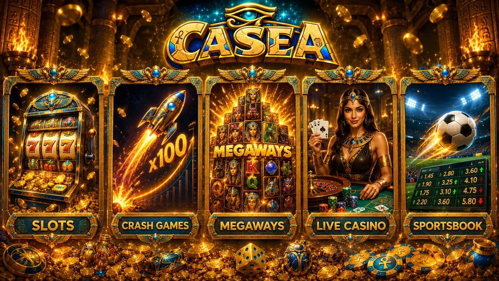 Casea Casino — biblioteka gier